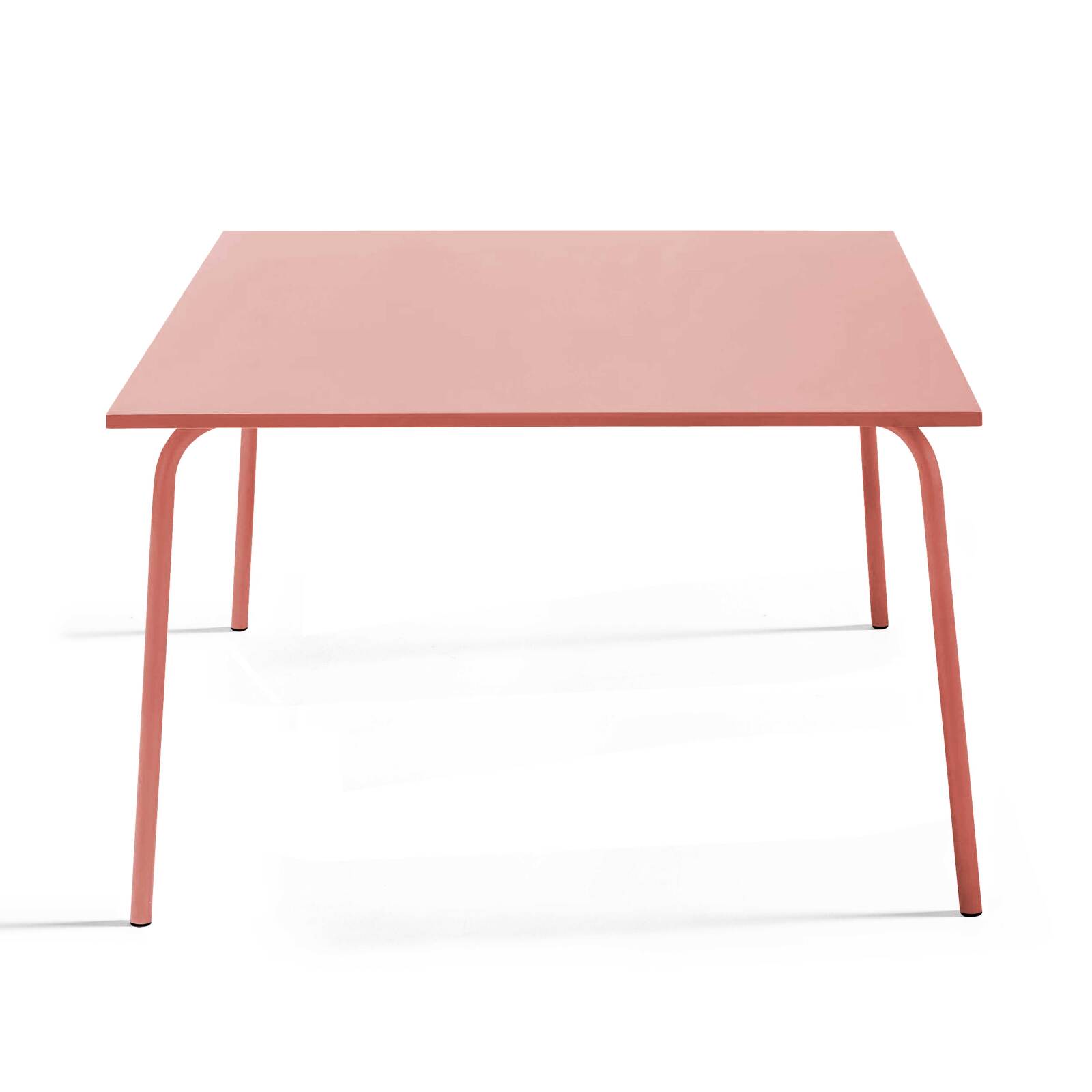 Tavolo da giardino quadrato in metallo (120 x 120 cm)