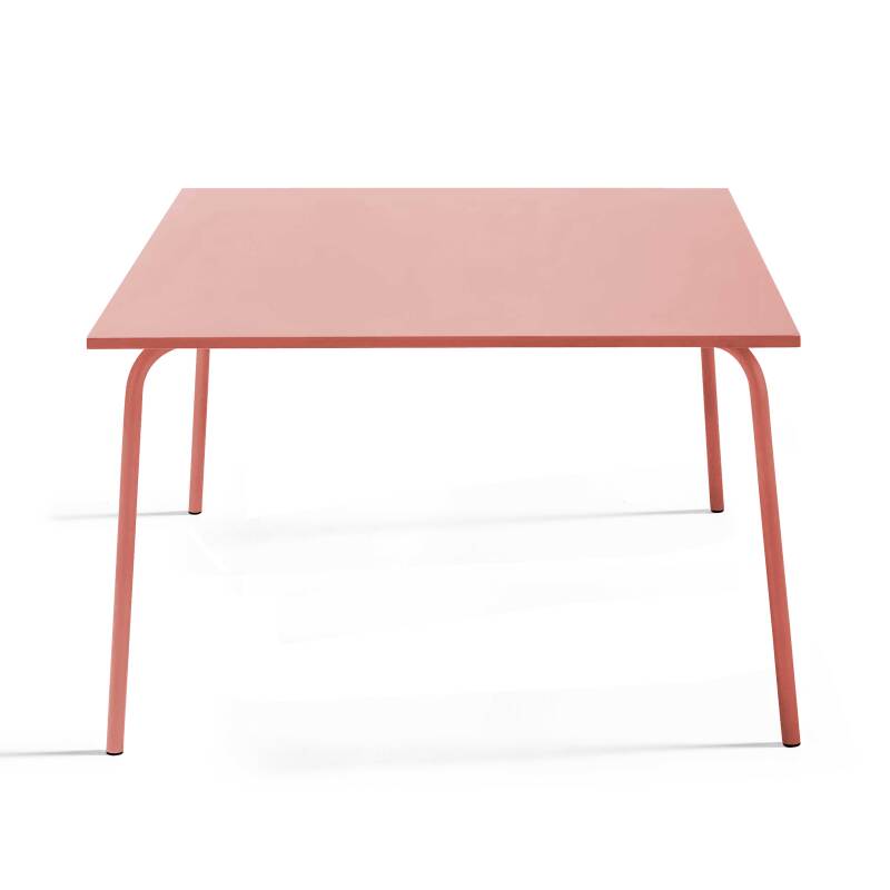 Tavolo da giardino quadrato in metallo (120 x 120 cm) (2/6)