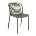 Sedia da terrazza in plastica