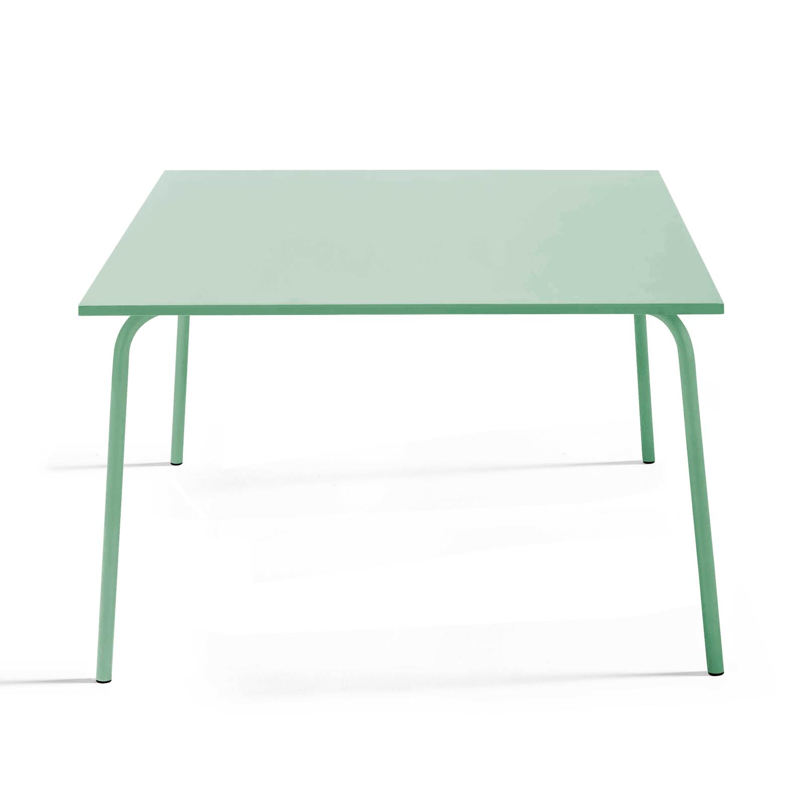 Tavolo da giardino quadrato in metallo (120 x 120 cm)
