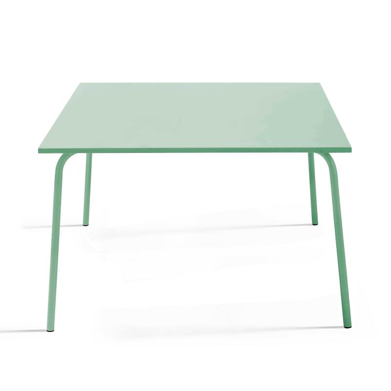 Tavolo da giardino quadrato in metallo (120 x 120 cm) (2/6)