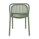 Sedia da terrazza in plastica