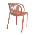 Sedia da terrazza in plastica