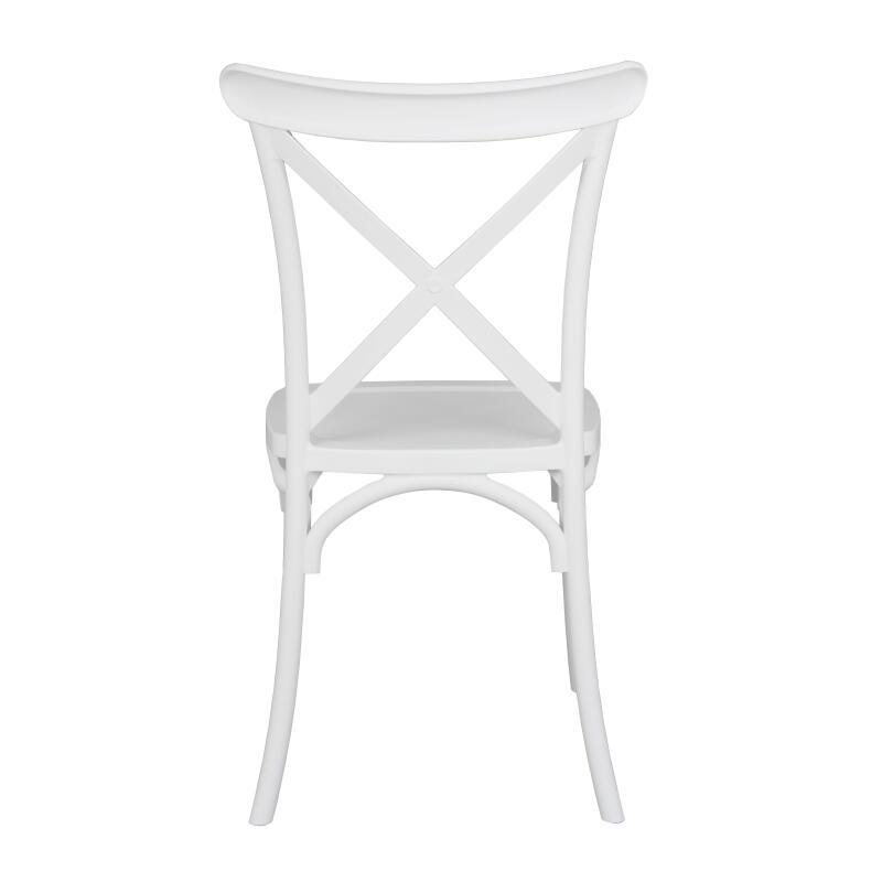 Set di 4 sedie da terrazza in plastica