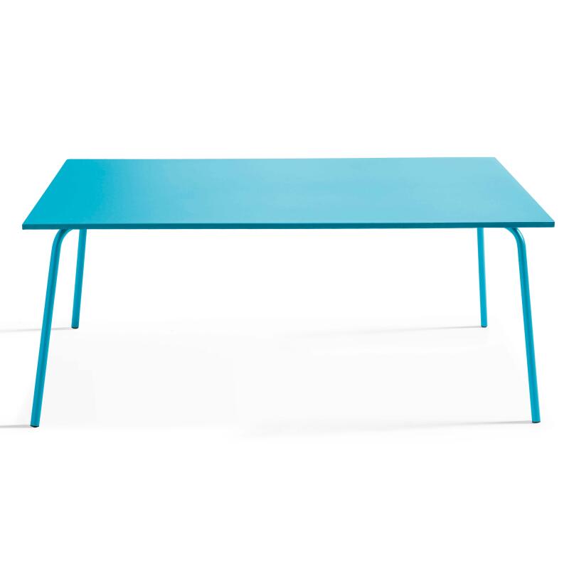 Tavolo da giardino (180 x 90 x 72 cm) in metallo di design (2/7)
