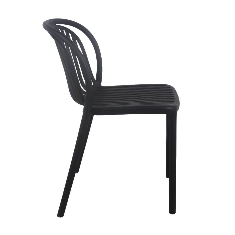 Set di 4 sedie da terrazza in plastica (3/6)