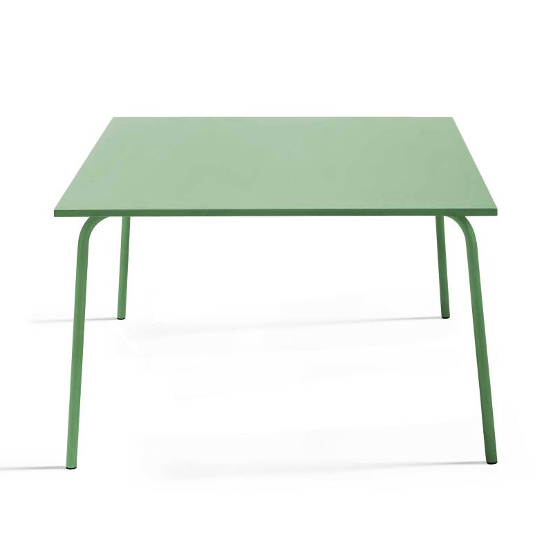 Tavolo da giardino quadrato in metallo (120 x 120 cm) (2/6)