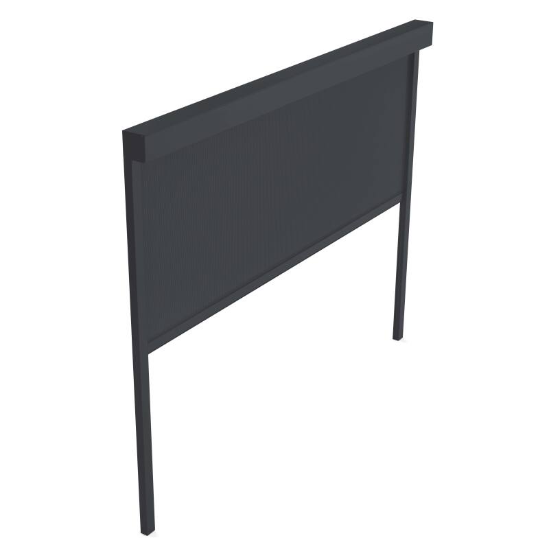 Pergola bioclimatica autoportante in alluminio decoro legno 3 x 4 m con 1, 2 o 3 tende