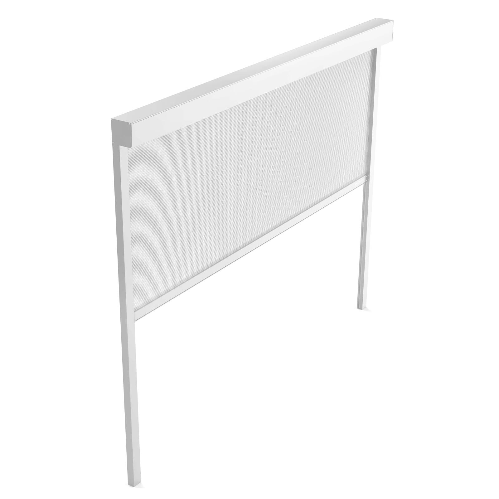 Pergola bioclimatica autoportante in alluminio bianco decoro legno 3 x 4 m con 1,2 o 3 tende