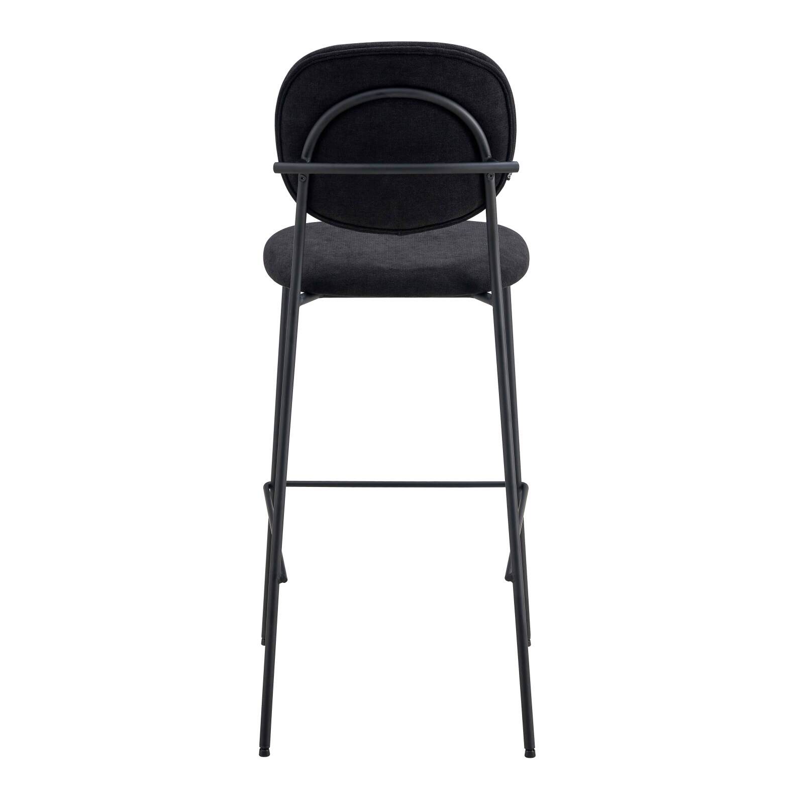 Set di 2 seggioloni in acciaio e tessuto Set di 2 seggioloni in acciaio e tessuto