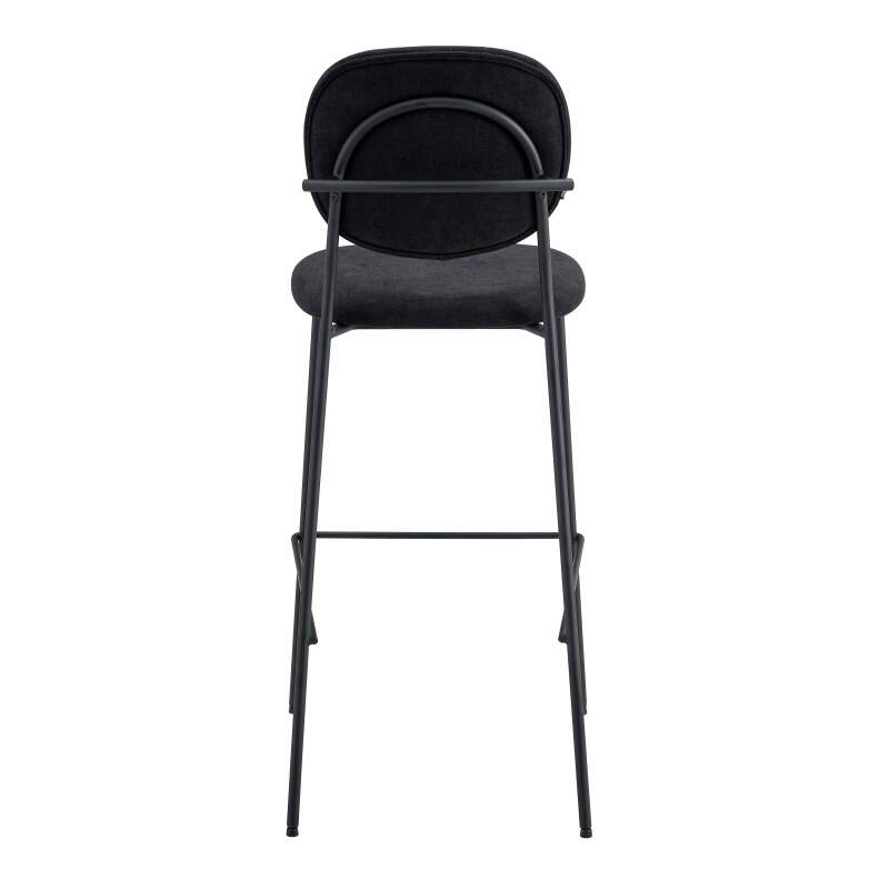 Set di 2 seggioloni in acciaio e tessuto