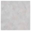 Tavolo alto 60x60 cm inclinabile in laminato con gamba bianca e sedie in metallo