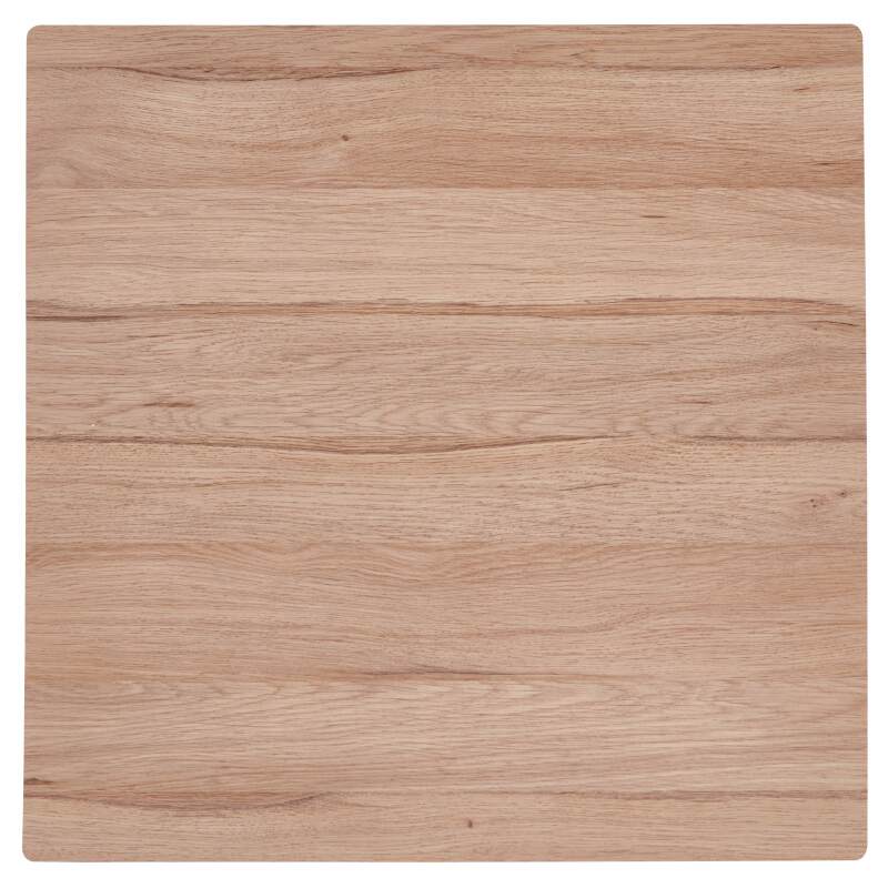 Tavolo alto 60x60 cm inclinabile in laminato con gamba bianca e sedie in metallo