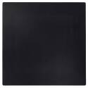 Tavolo alto 60x60 cm inclinabile in laminato con gamba bianca e sedie in metallo