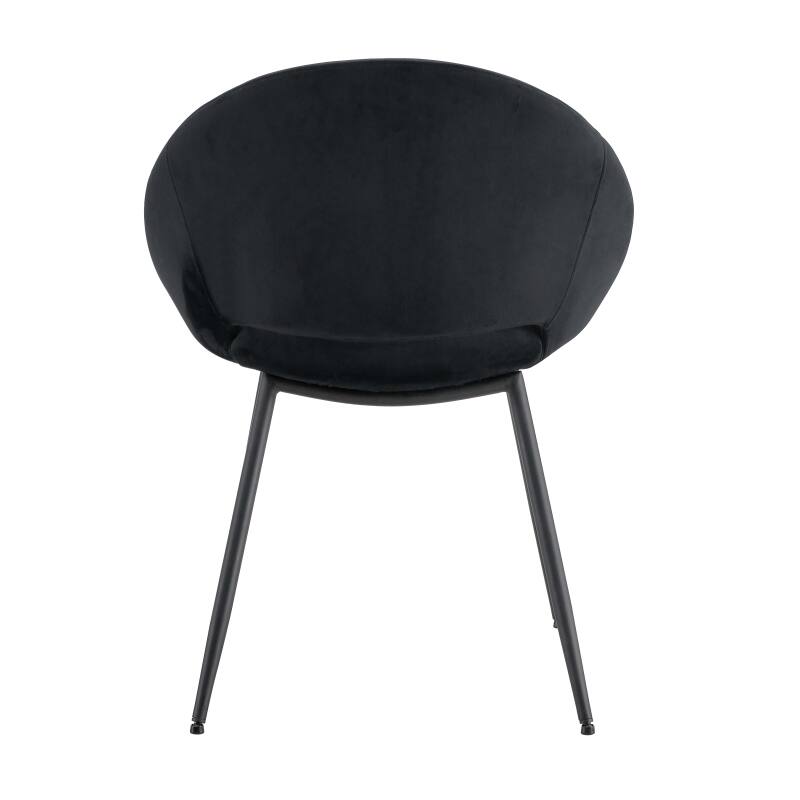 Set di 2 sedie in acciaio e velluto (4/5)