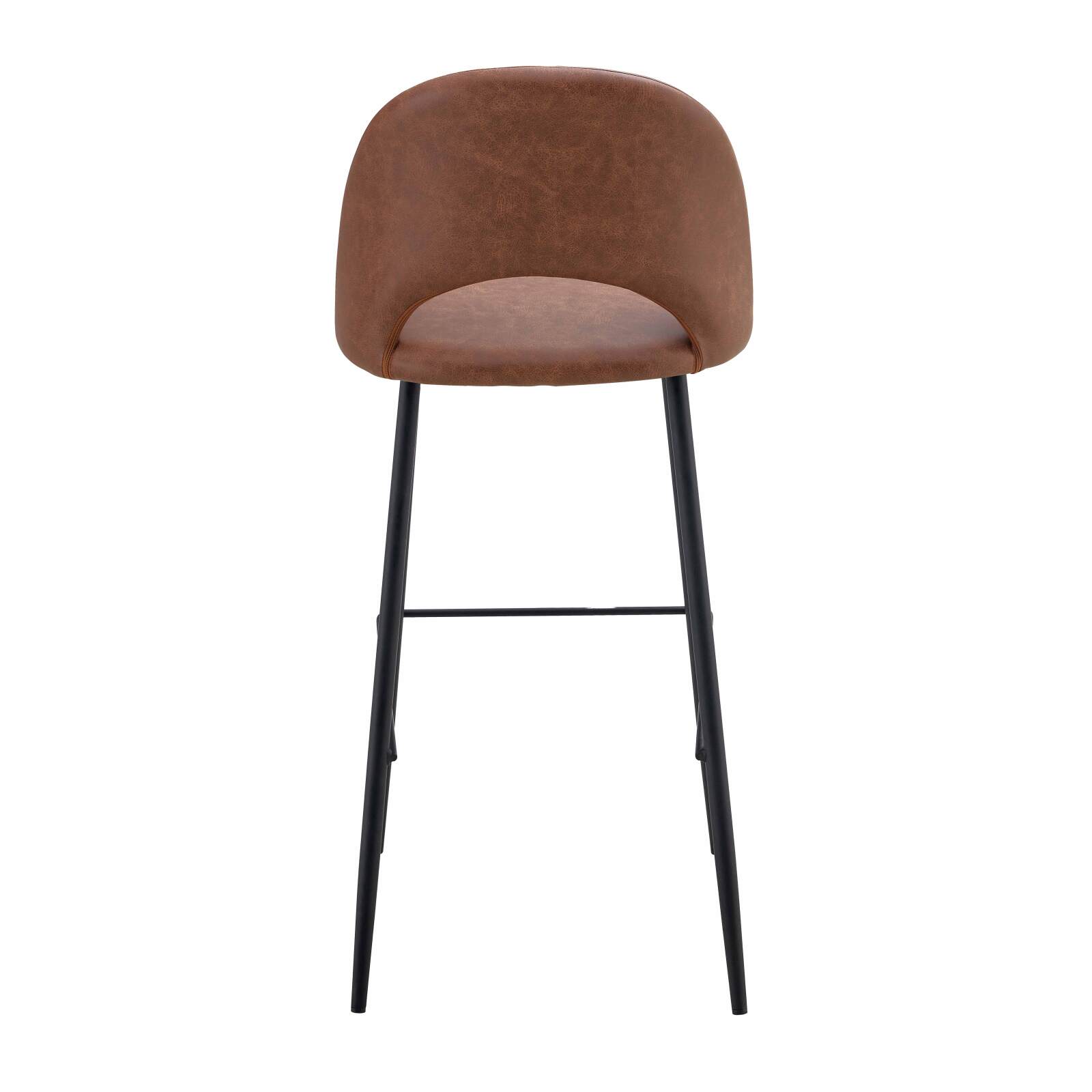 Set di 2 seggioloni in metallo e tessuto rivestito Set di 2 seggioloni in metallo e tessuto rivestito