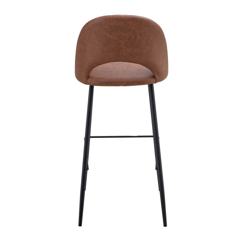 Set di 2 seggioloni in metallo e tessuto rivestito