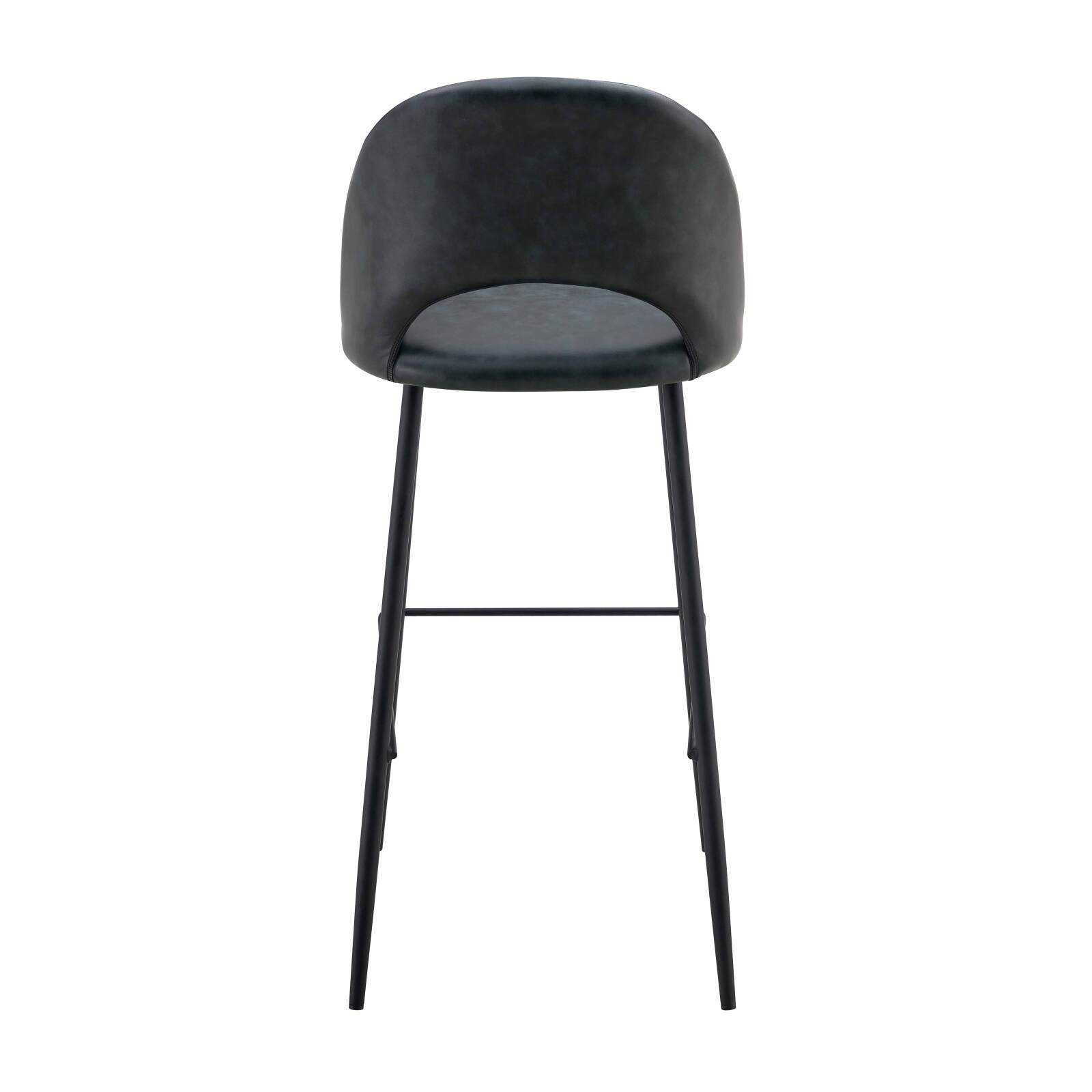 Set di 2 seggioloni in metallo e tessuto rivestito