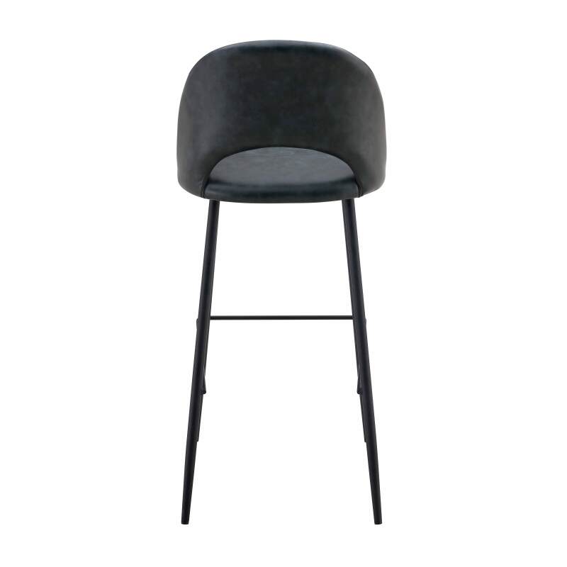 Set di 2 seggioloni in metallo e tessuto rivestito