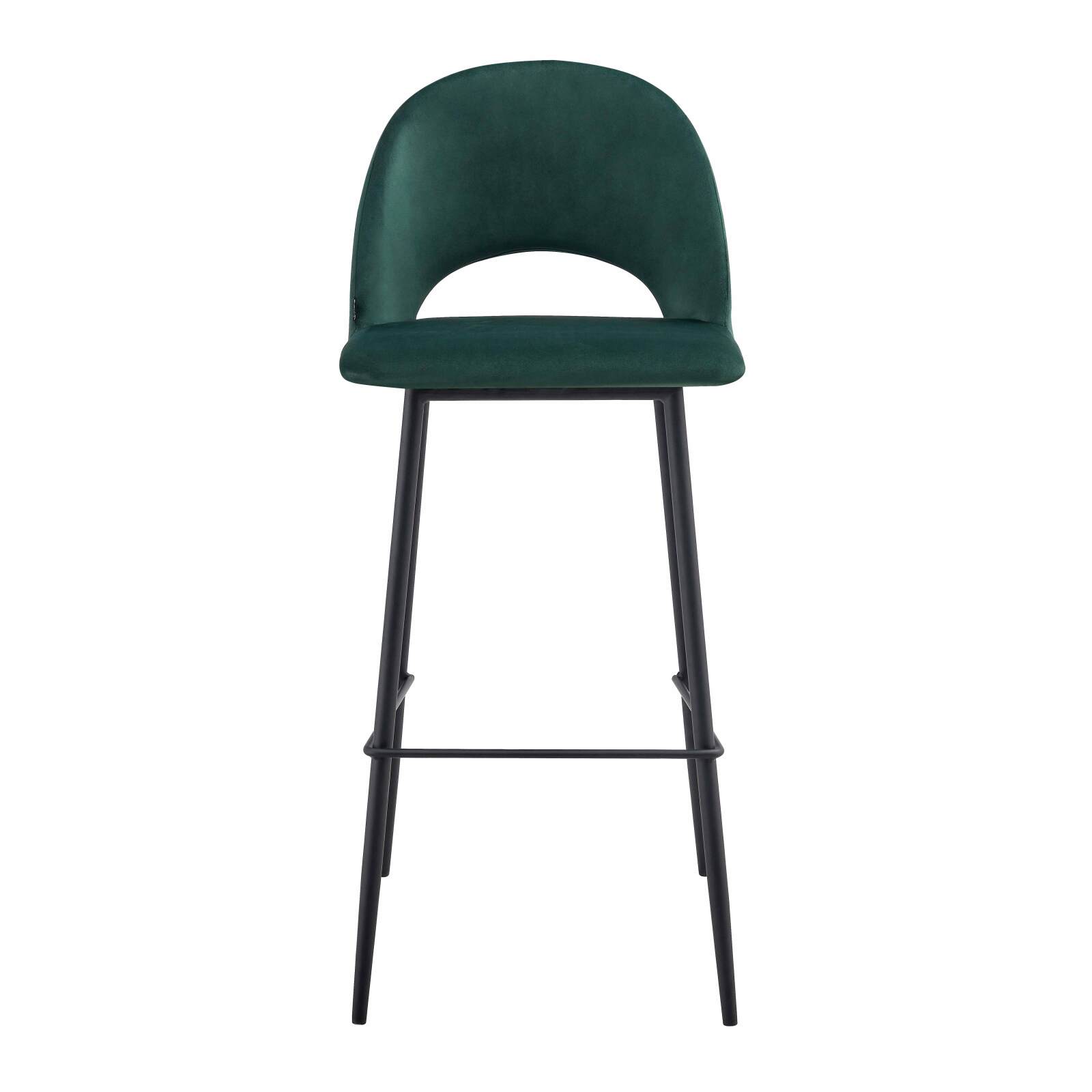 Set di 2 seggioloni in metallo e velluto