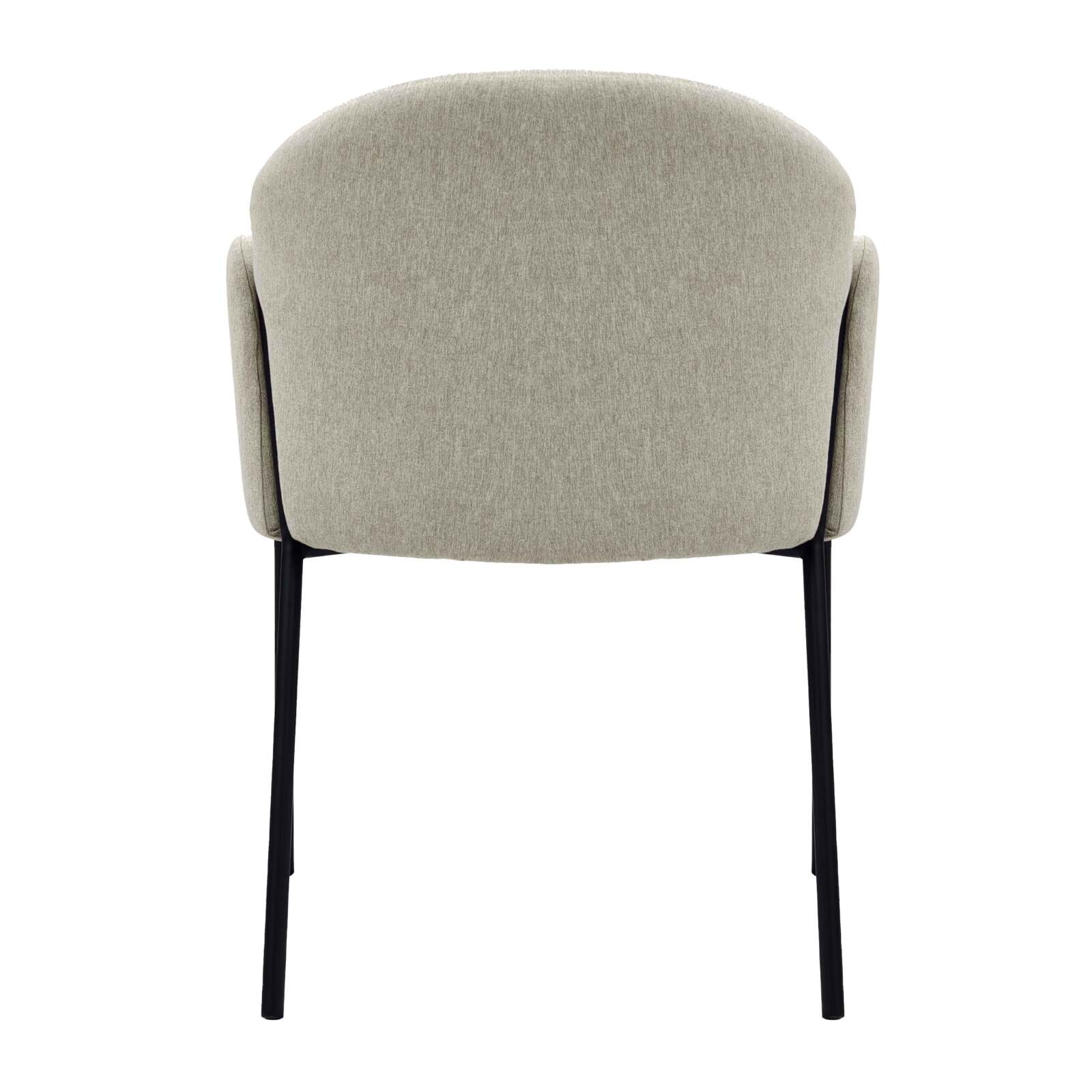 Set di 2 sedie in acciaio e tessuto