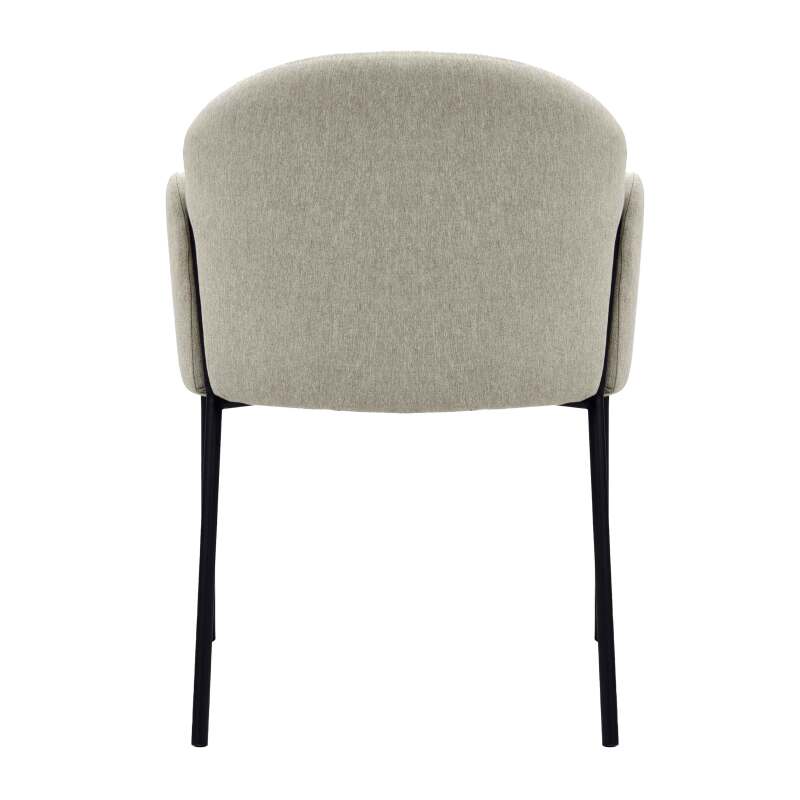 Set di 2 sedie in acciaio e tessuto (3/6)