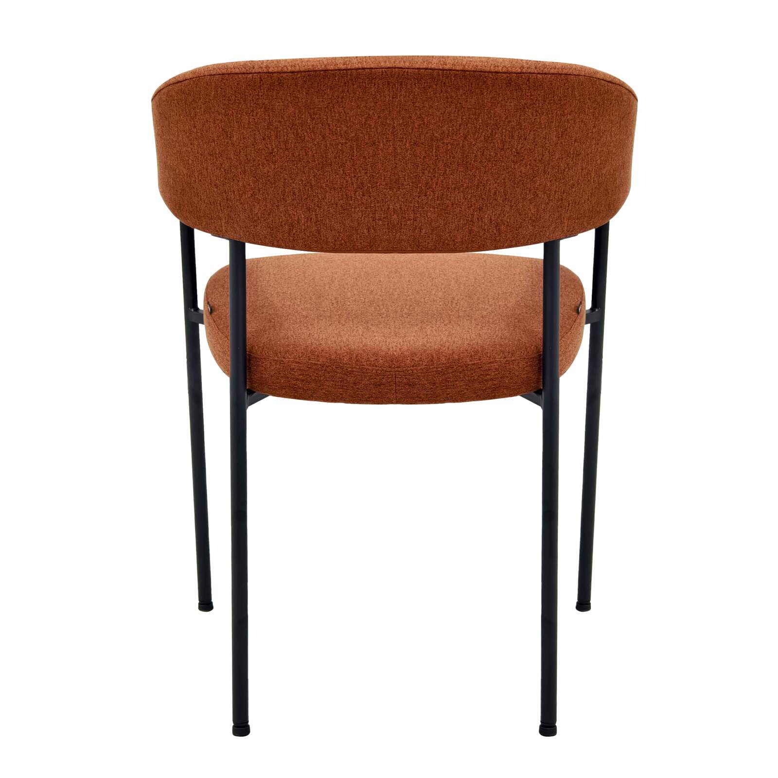 Set di 2 sedie in compensato e tessuto con braccioli