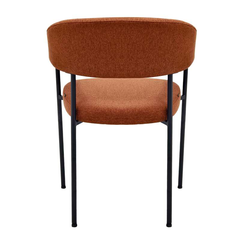 Set di 2 sedie in compensato e tessuto con braccioli (3/6)