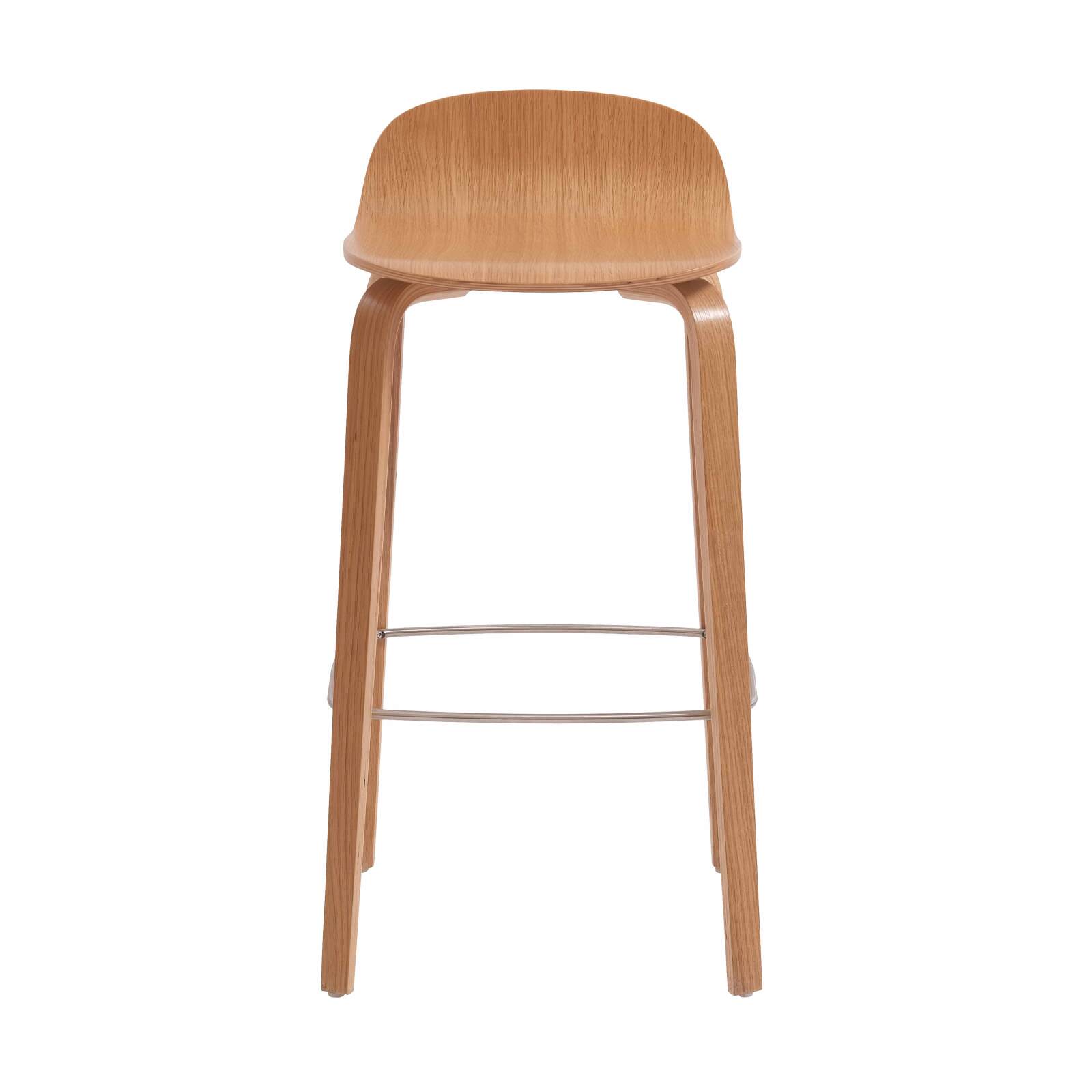 Seggiolone in multistrato di rovere naturale