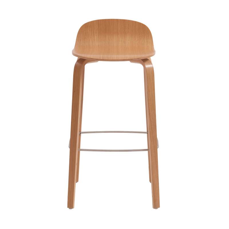 Seggiolone in multistrato di rovere naturale (4/7)