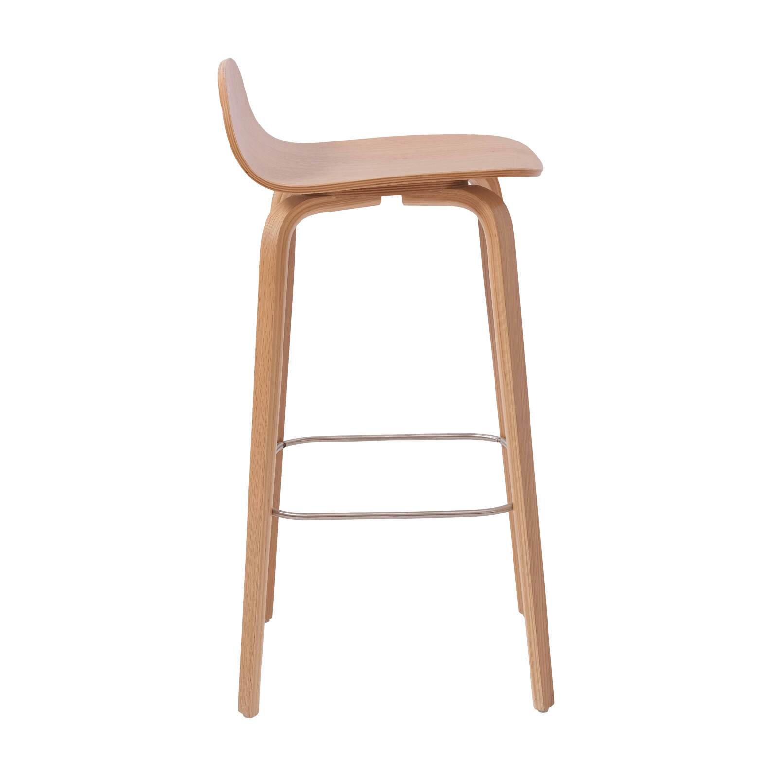 Seggiolone in multistrato di rovere naturale