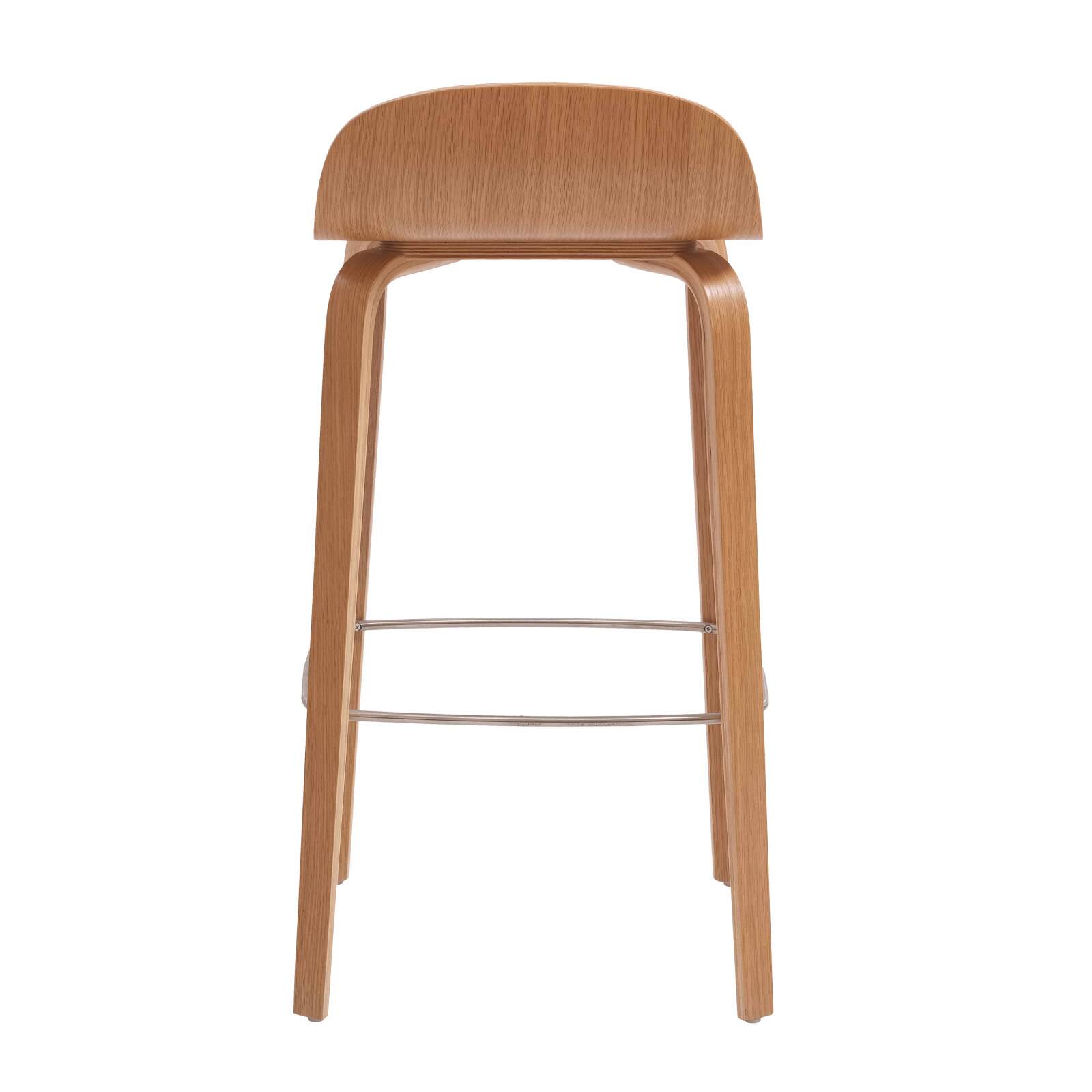 Seggiolone in multistrato di rovere naturale