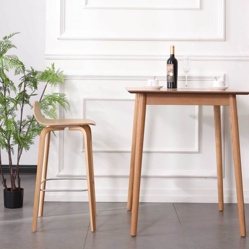 Seggiolone in multistrato di rovere naturale (2/7)