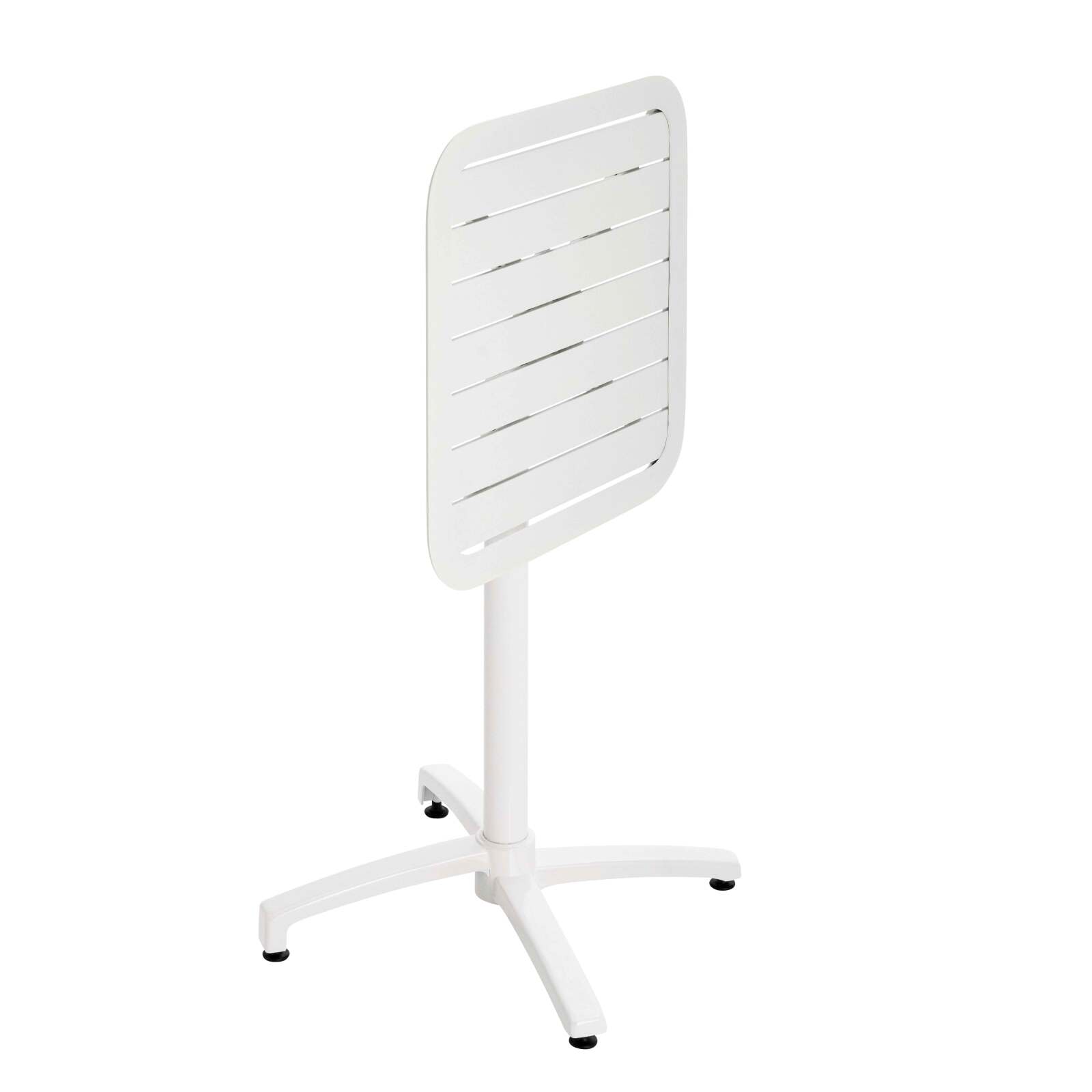 Tavolo da terrazzo inclinabile in alluminio 60x60 cm