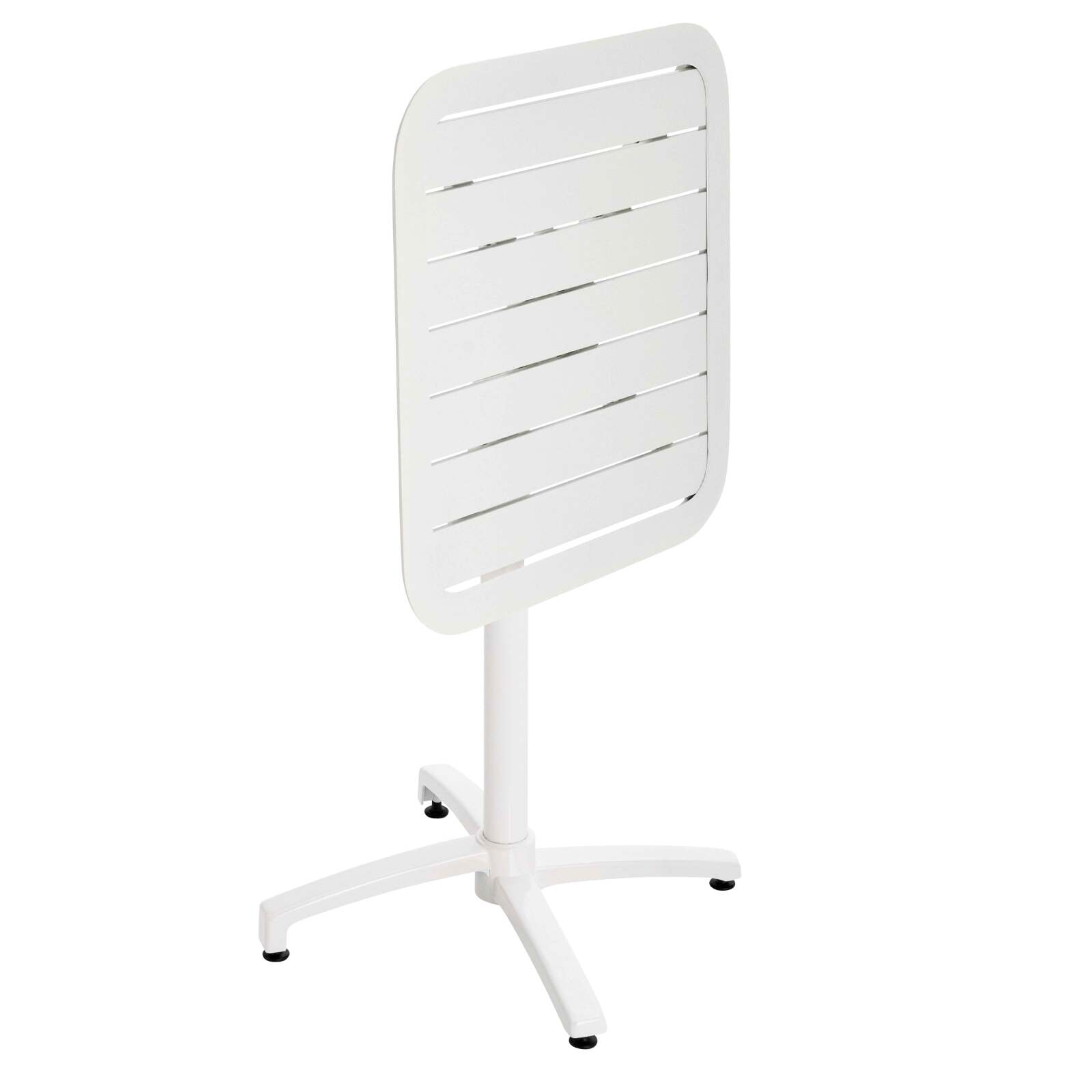 Tavolo da terrazzo inclinabile in alluminio 70x70 cm