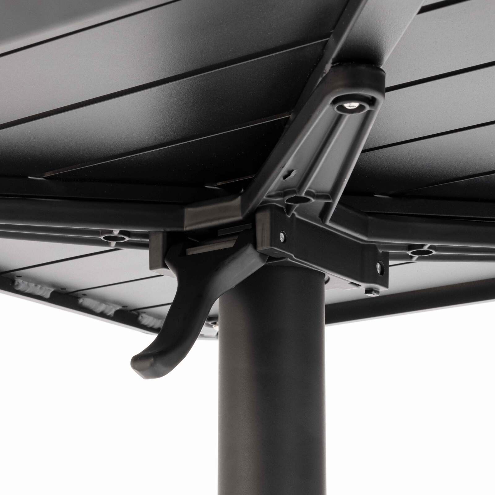 Tavolo alto 60x60 cm inclinabile in alluminio