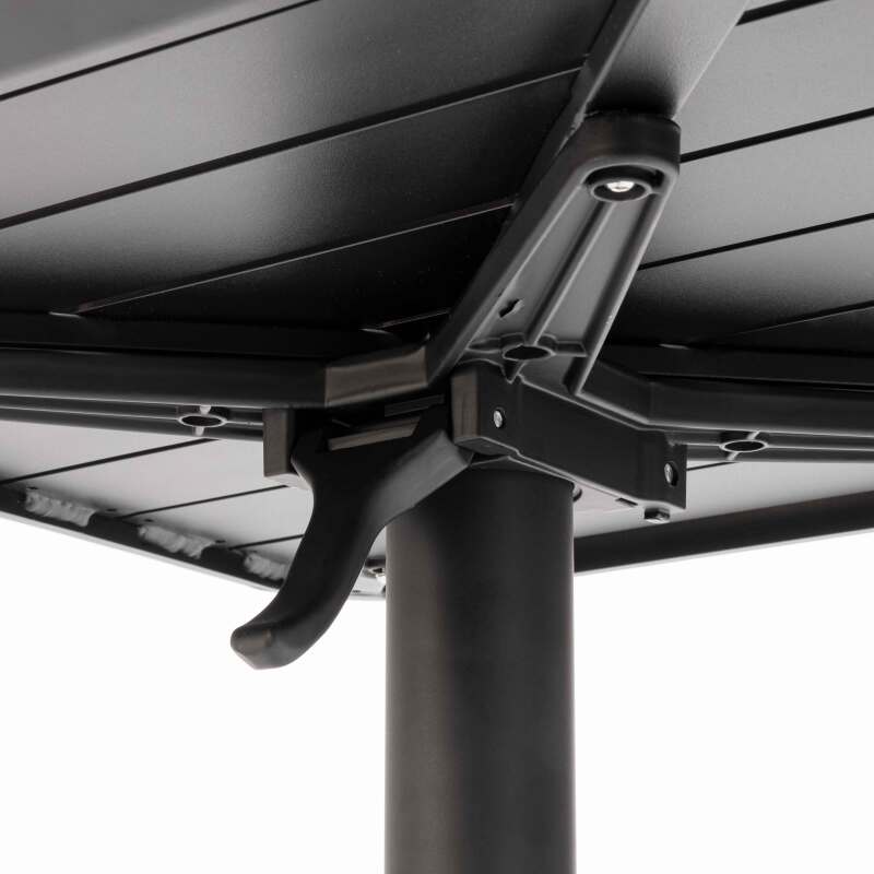 Tavolo alto 60x60 cm inclinabile in alluminio