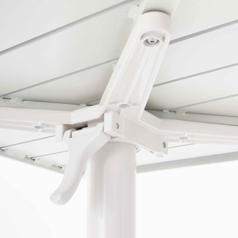 Tavolo alto 60x60 cm inclinabile in alluminio (3/7)