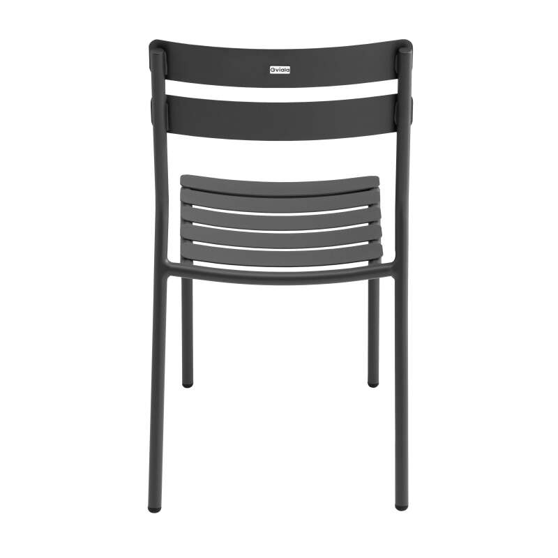 Tavolo da terrazza inclinabile 70x70 cm e 2 sedie in alluminio