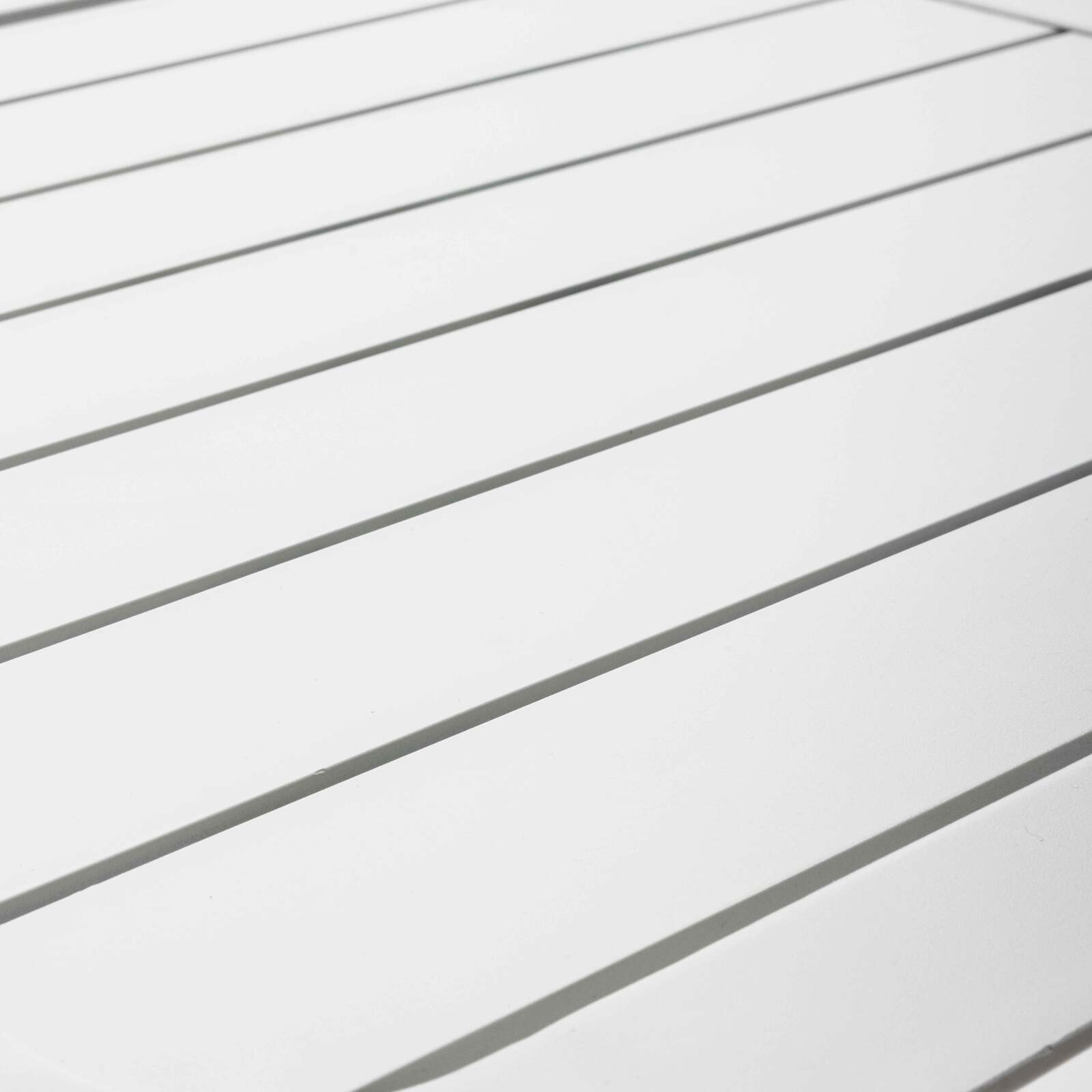 Tavolo da terrazza inclinabile in alluminio 60x60 cm e 2 sedie con braccioli