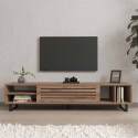 Mobile TV melaminico effetto legno 160 cm