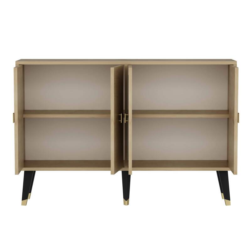 Buffet a 2 ante in melaminico effetto legno  