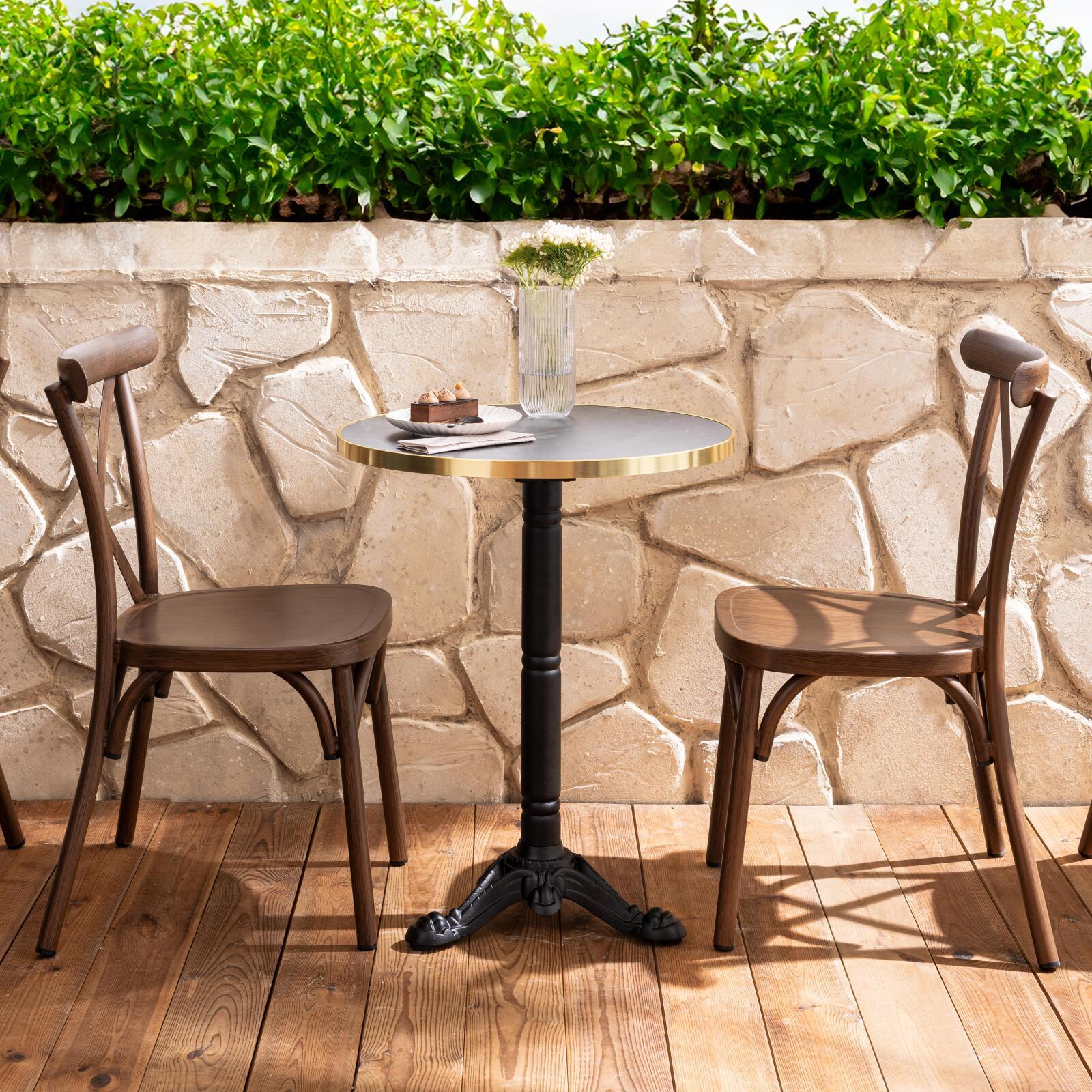 Gamba tavolo con sistema basculante 72 cm in ghisa