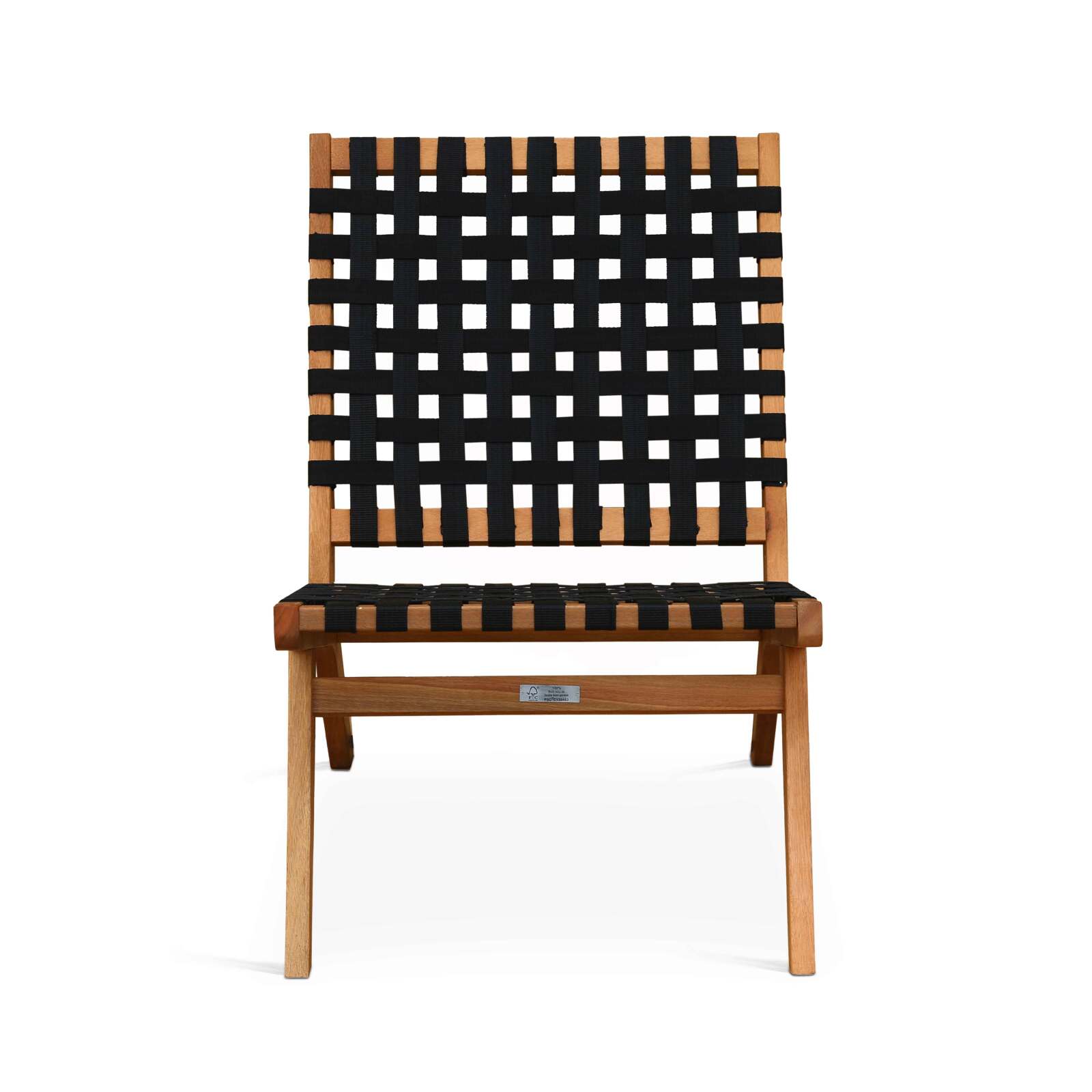 Poltrona relax in legno di eucalipto FSC®