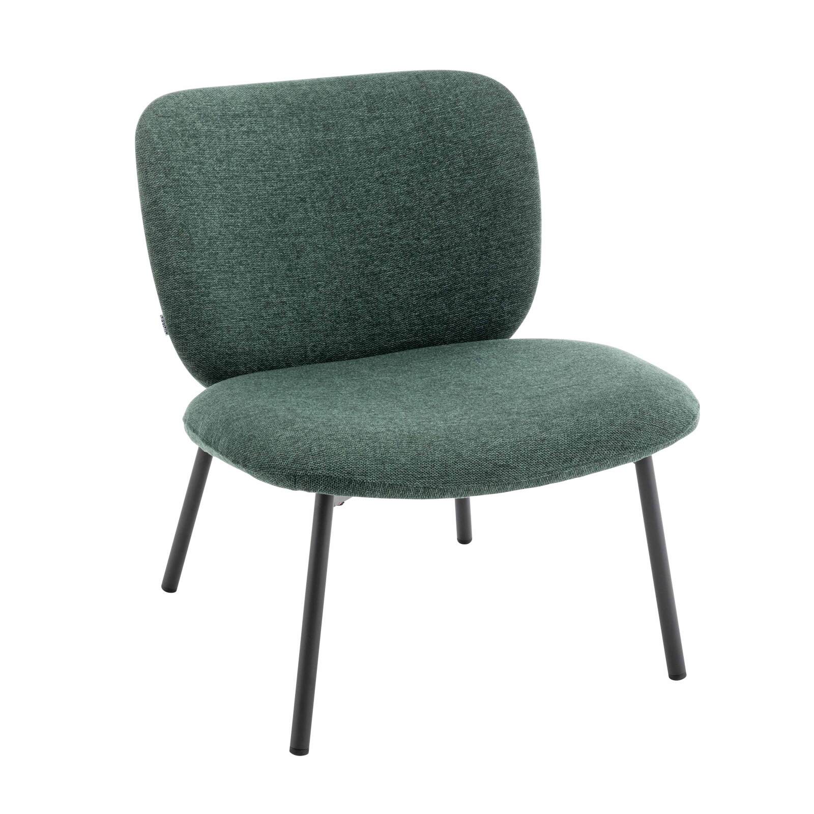 Set di 2 poltrone in acciaio e tessuto