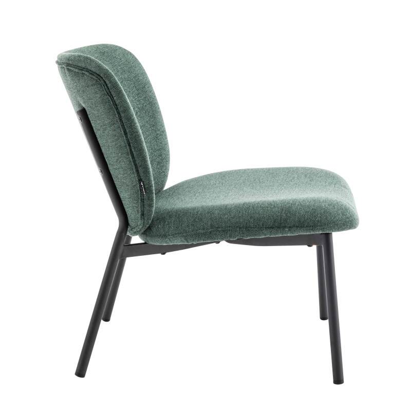 Set di 2 poltrone in acciaio e tessuto (3/6)