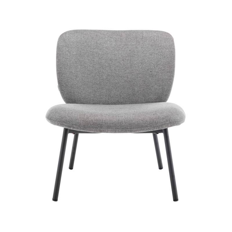 Set di 2 poltrone in acciaio e tessuto