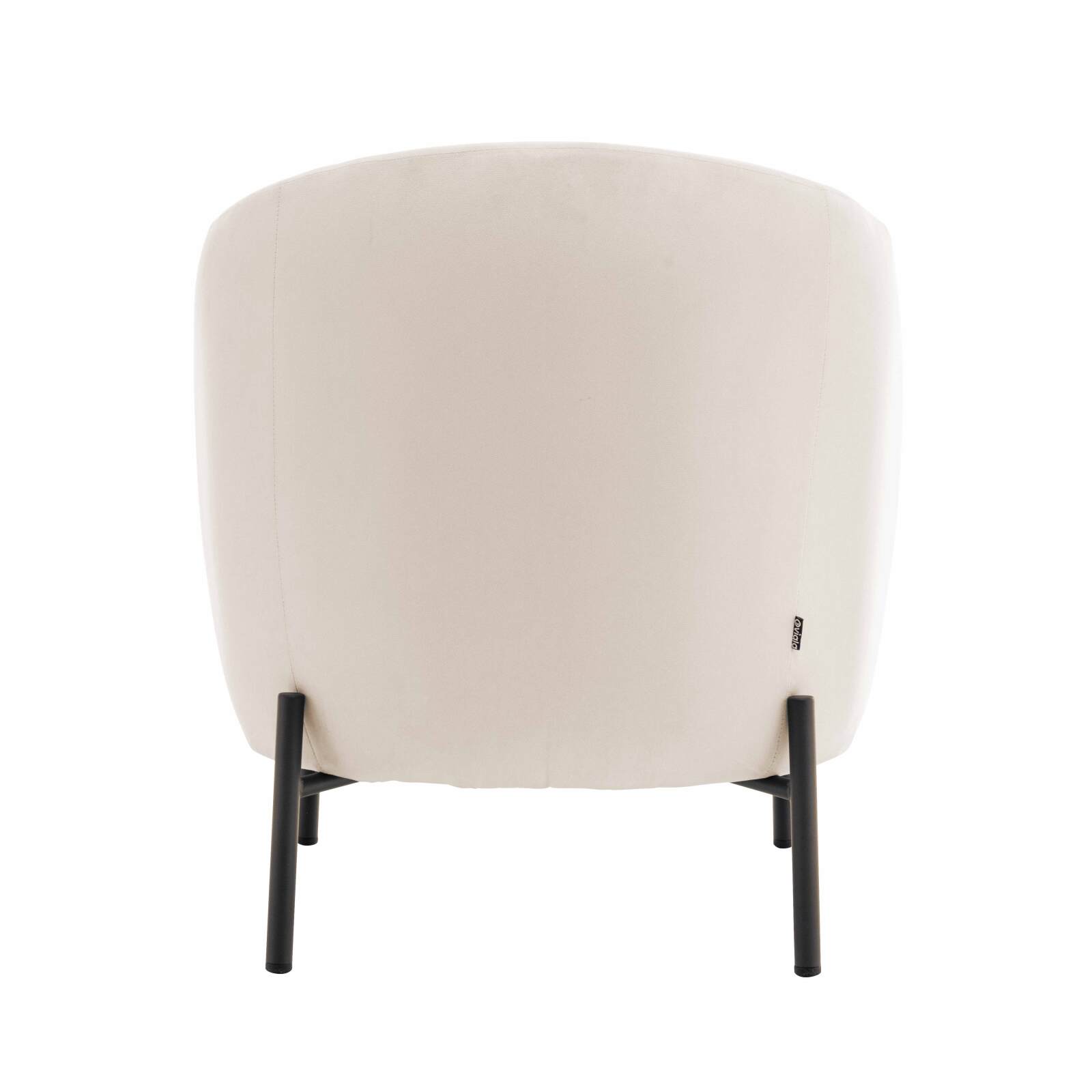 Poltrona relax in metallo e tessuto