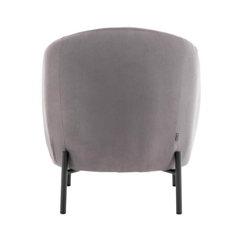 Poltrona relax in metallo e tessuto