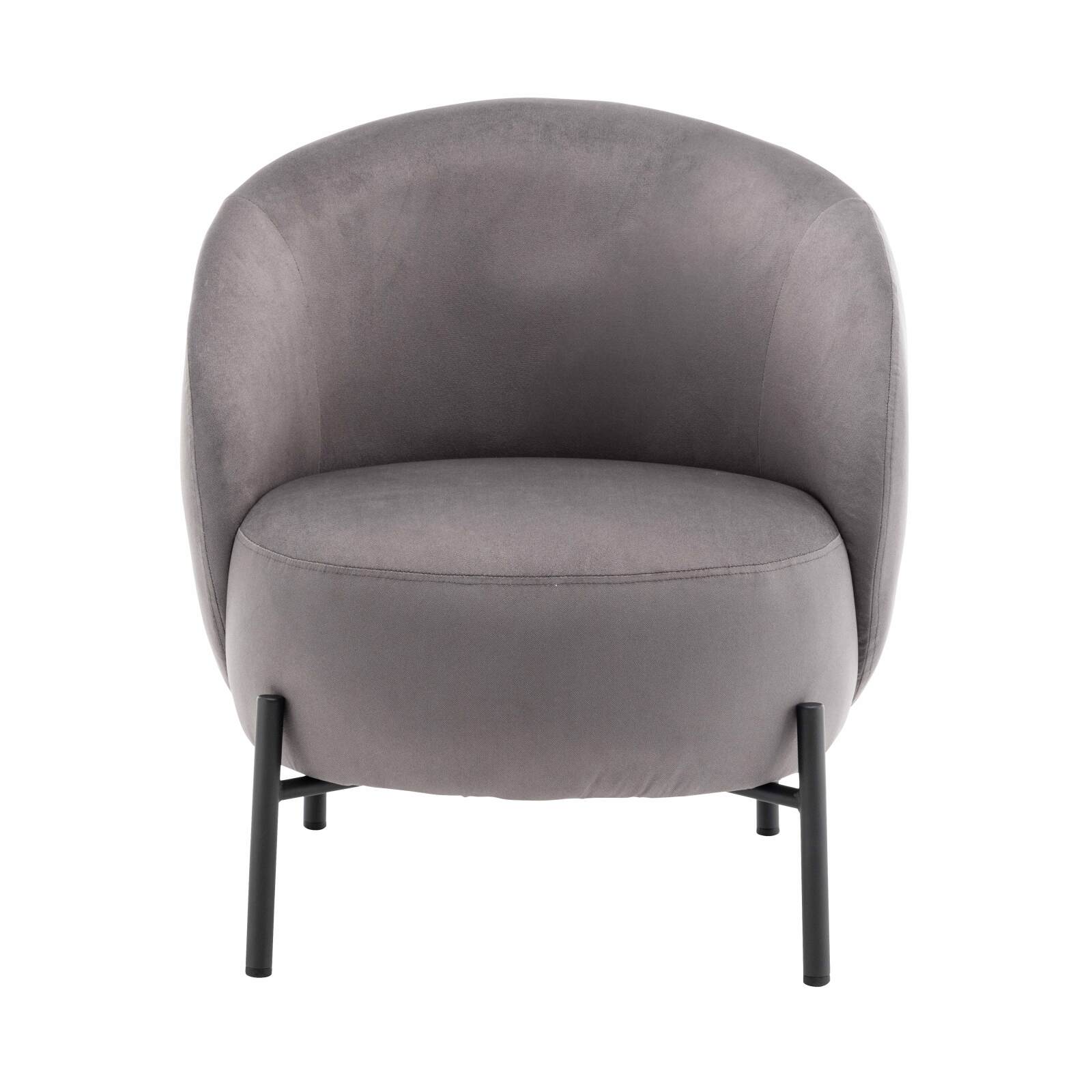 Poltrona relax in metallo e tessuto Poltrona relax in metallo e tessuto